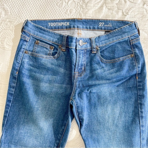 J. Crew Toothpick Ankle Jeans - Picture 3 of 8